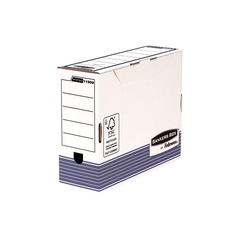 Fellowes Bankers Box Confezione da 10 scatole per cartelle Definitive A4 Fastfold - Certificazione FSC - Dimensioni inte
