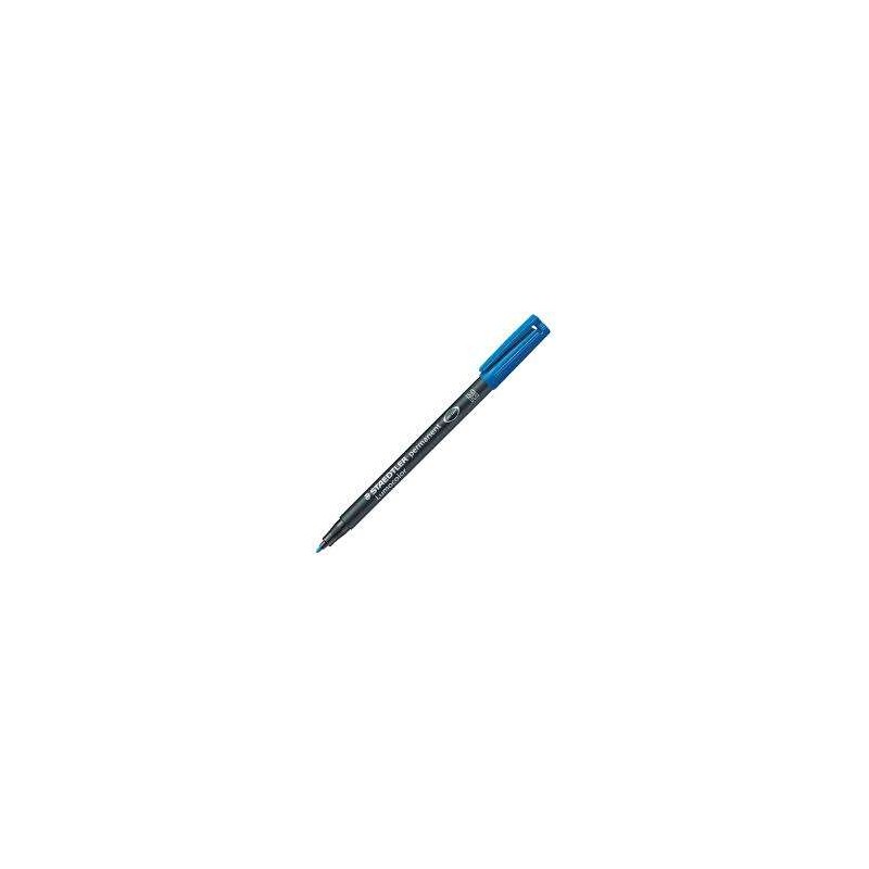 Staedtler Lumocolor 317 Marcatore permanente - Punta tonda media - Tratto 1 mm circa - Cappuccio con clip - Asciugatura 