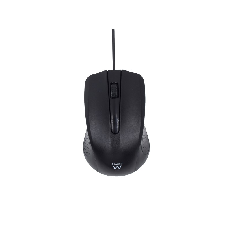 Mouse cablato Ewent - 1000dpi - Lunghezza cavo 1.20 m - Colore nero