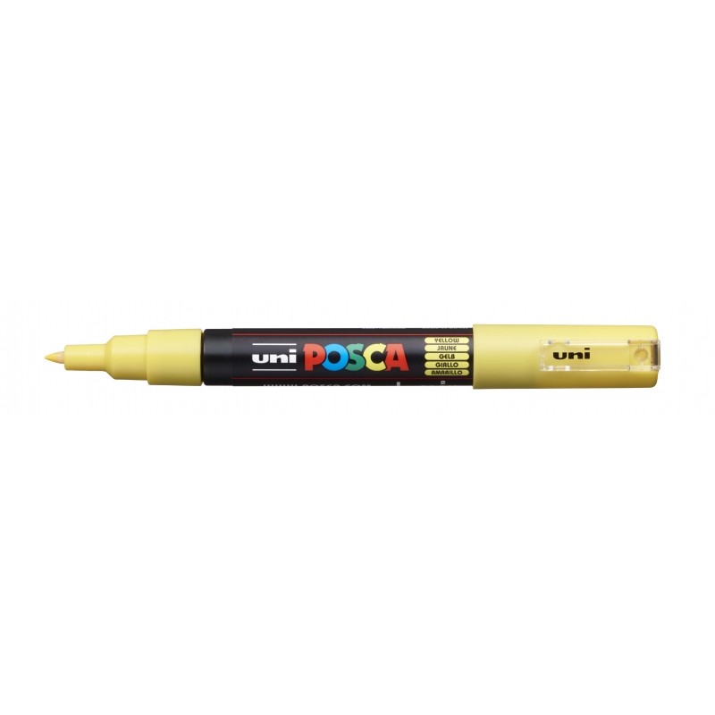 Posca PC-1M Pennarello - Punta conica in poliestere 0.7 mm - Inchiostro a base d'acqua - Resistente alla luce - Colore g