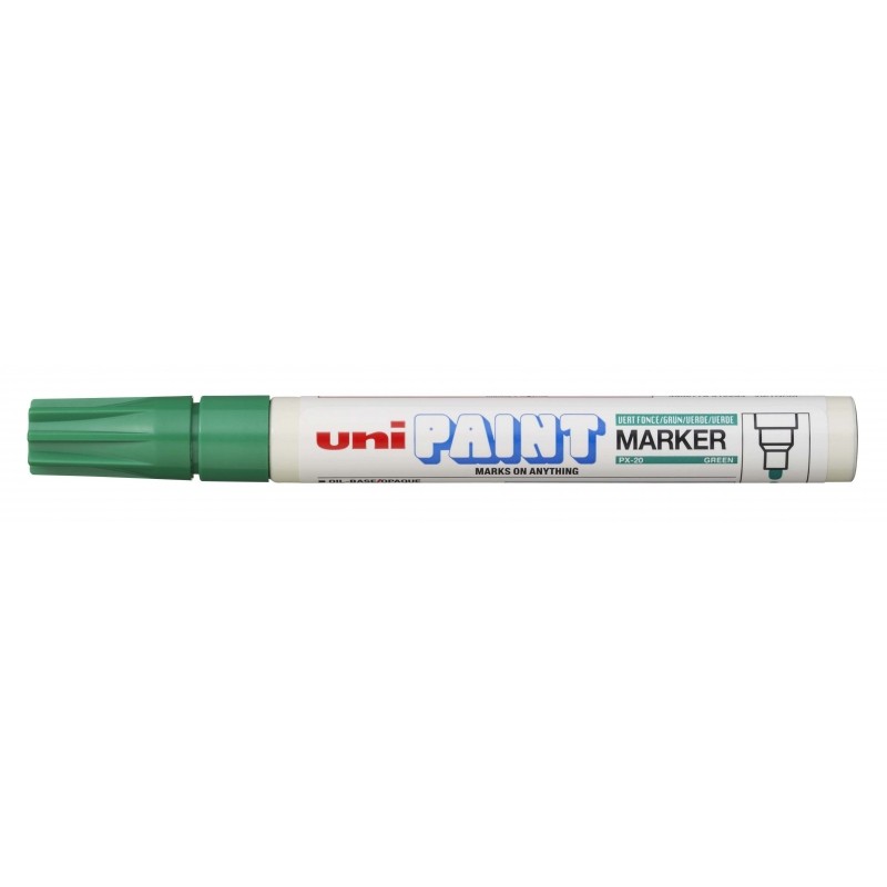 Uni-ball PX-20 Paint Marker - Punta acrilica 2.2-2.8 mm - Permanente su tutte le superfici - Resistente alla luce e all'