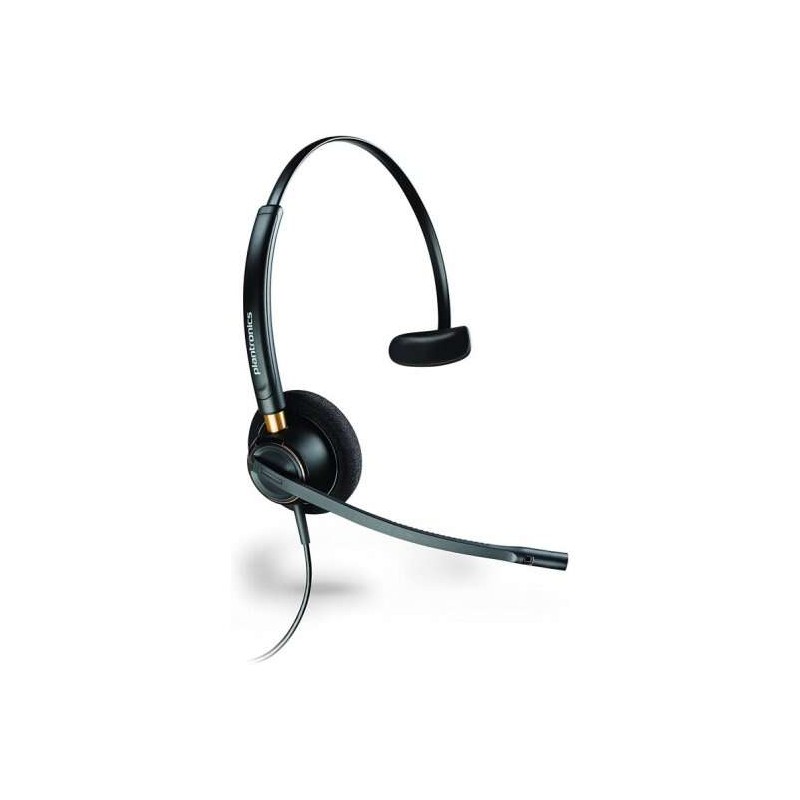 Plantronics/Poly EncorePro HW510 Cuffia monofonica con microfono - Cuscinetti auricolari imbottiti