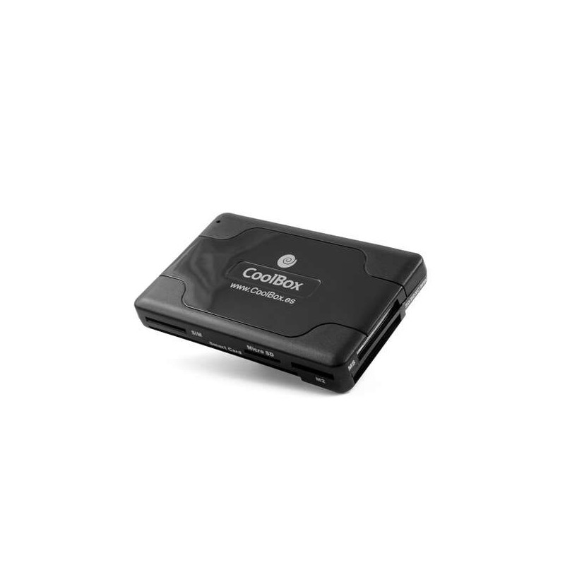 CoolBox CRE065 Multireader esterno di schede - 3x USB 2.0. DNIe 4.0. SIM. SD. MMC. Micro SD e tutte le sue varianti - Co