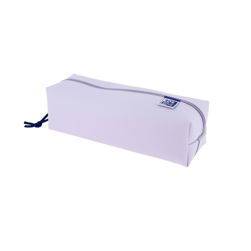 Portamatite quadrato grande Oxford Live e Go - Materiale imbottito - Cinturino in gomma elastica per fissaggio al notebo