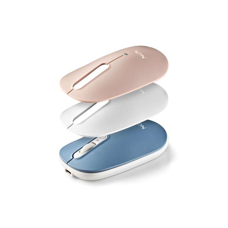 Mouse wireless ricaricabile multimodale e silenzioso di NGS - 2 custodie di ricambio - 4 pulsanti