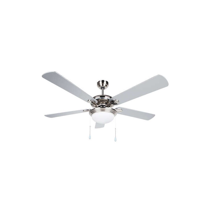 Orbegozo CP 83132 Ventilatore da soffitto con luce - Silenzioso ed efficiente - 5 pale reversibili - 3 velocità del ven