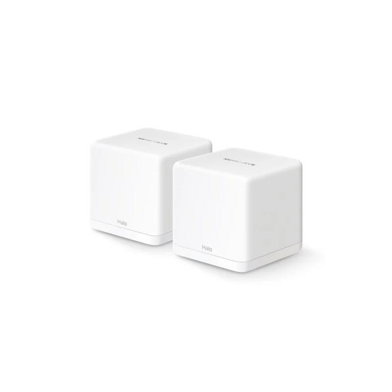 Sistema Wi-Fi dual band Mercusys H60X 6 Mesh AX1500 - 2 unità Halo - Copertura fino a 350 m² - Bianco