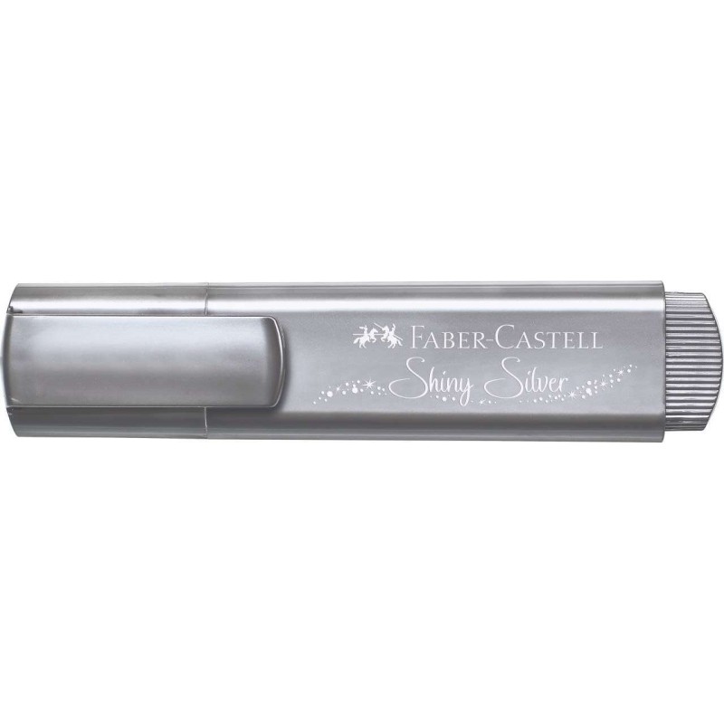 Faber-Castell Textliner 46 Evidenziatore metallico - Punta smussata - Linea da 1mm a 5mm - Inchiostro a base d'acqua - C