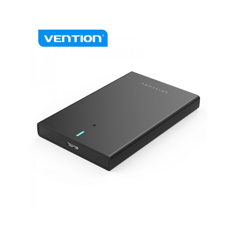 Contenitore per hard disk esterno da 2.5 USB 3.0 a Micro USB senza viti di Vention - Nero