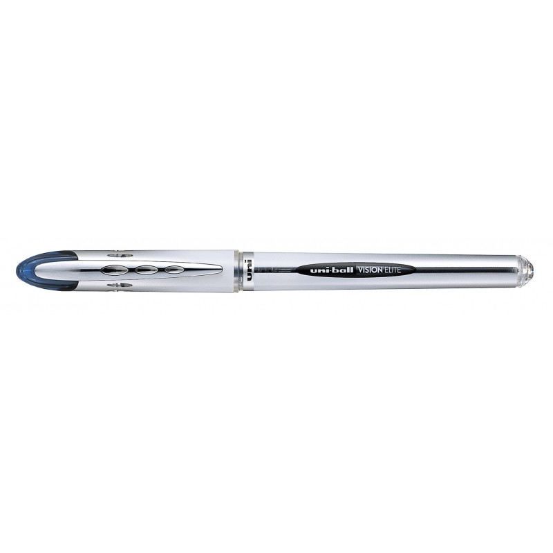 Uni-ball Vision Elite UB-200 Rollerball a inchiostro liquido - Punta a sfera 0.8 mm - Sistema anti-perdita da viaggio - 