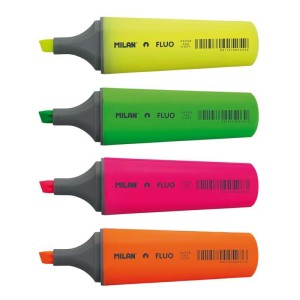 Milan Fluo Confezione da 4...