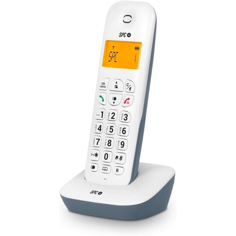 Telefono fisso cordless SPC Air - Display retroilluminato 35x22mm - ID chiamante - Connessione alla rete telefonica - Mo
