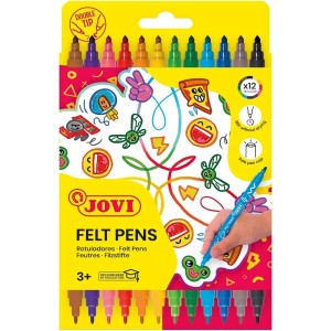 Jovi Felt Pen Extuche 12...