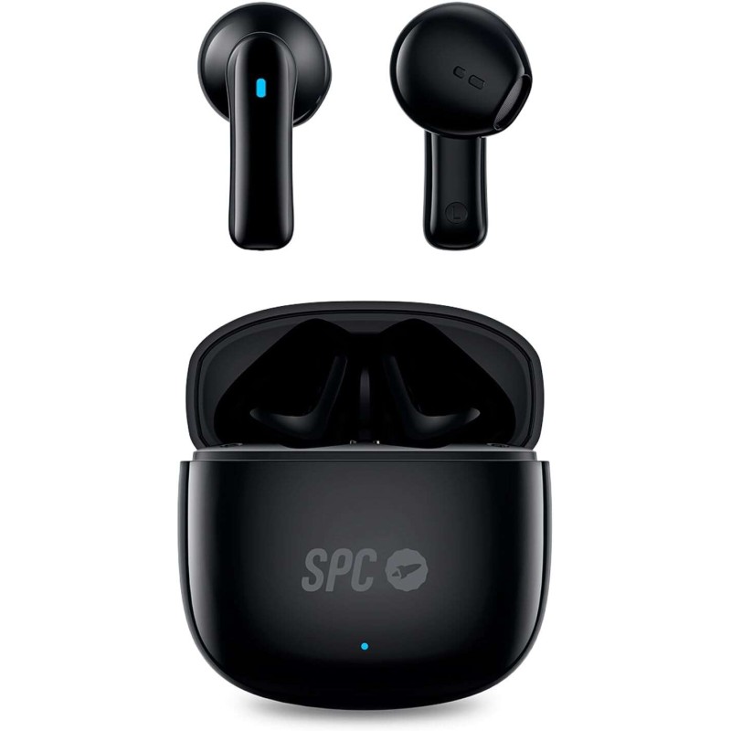 SPC Cuffie True Wireless Zion 2 Play - 28 ore di autonomia - Base di ricarica USB-C - Controllo a sfioramento - Compatib