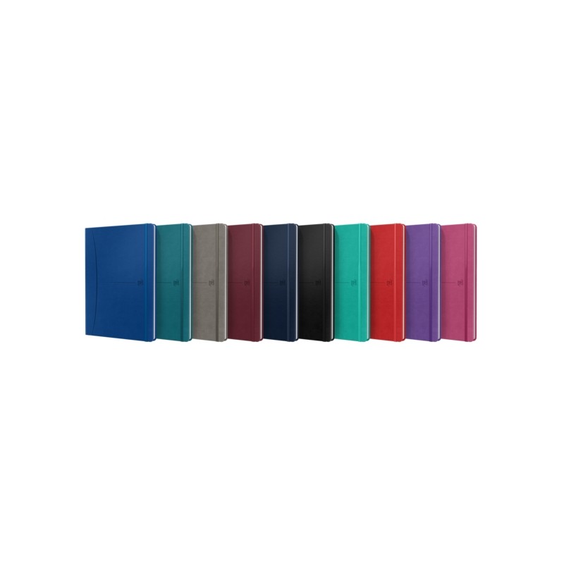 Oxford Signature Sewn Notebook B5 Copertina rigida - 1 fila - 80 fogli - Colori assortiti
