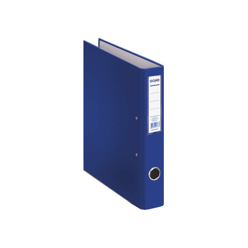 Dohe 2 raccoglitori ad anelli misti 40mm - Formato Folio - Misure 285x350x60mm - Porta anelli e porta carte nel dorso - 