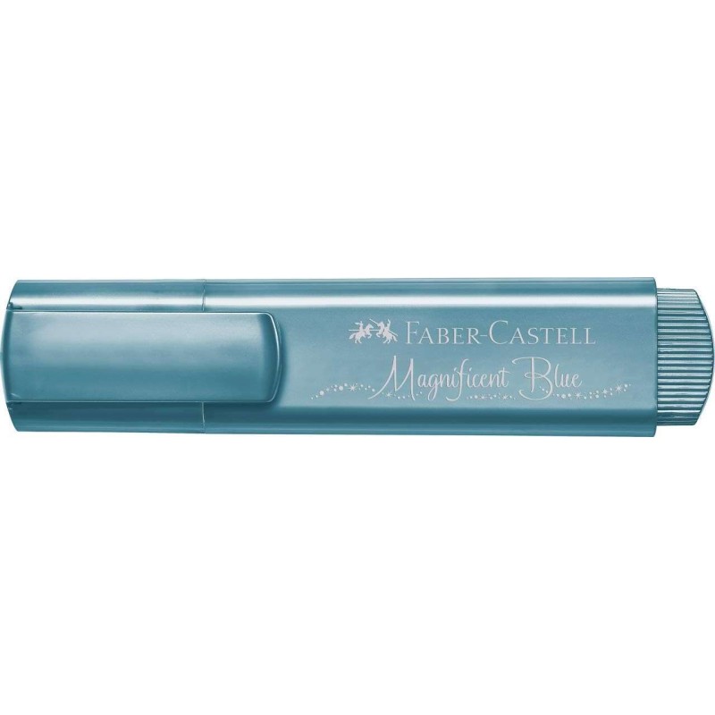 Faber-Castell Textliner 46 Evidenziatore metallico - Punta smussata - Da 1 mm a 5 mm - Inchiostro a base d'acqua - Color