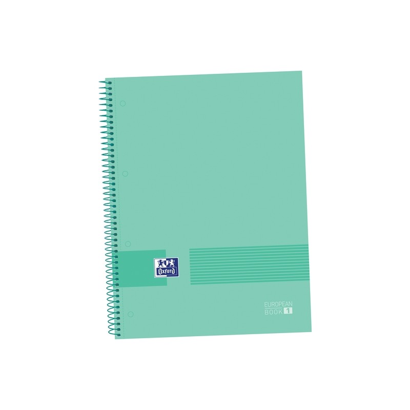 Oxford e You A4+ Europeanbook - Copertina rigida - 80 fogli - Colore verde