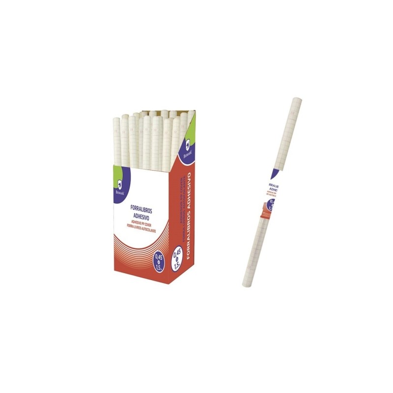Rotolo di polipropilene Bismark 1.5x0.45 m - Autoadesivo - Griglia di precisione - Trasparente