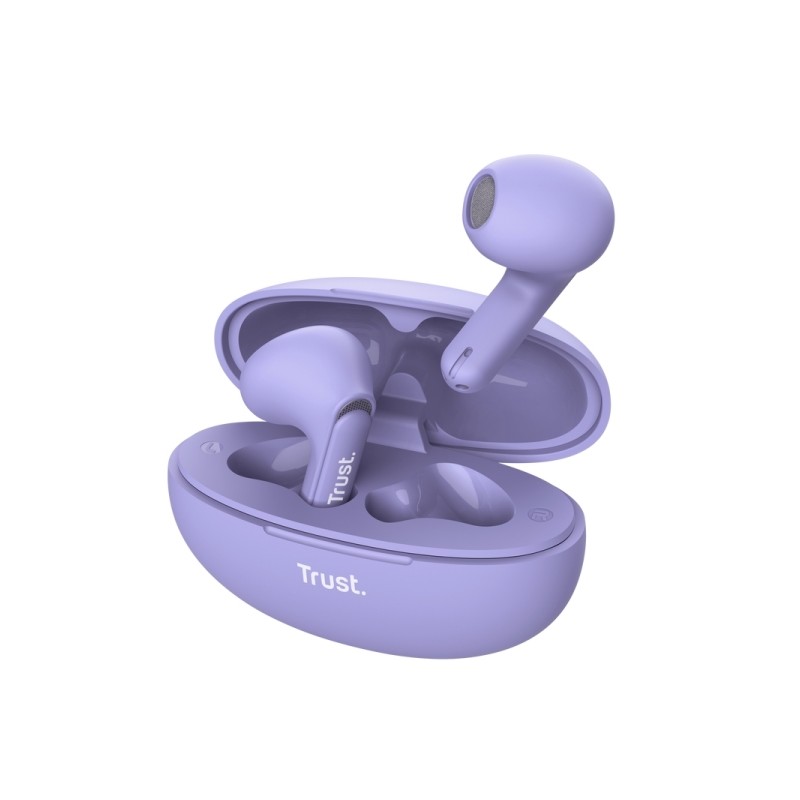 Trust Yavi Cuffie senza fili - Senza fili. Bluetooth - ENC - Colore viola