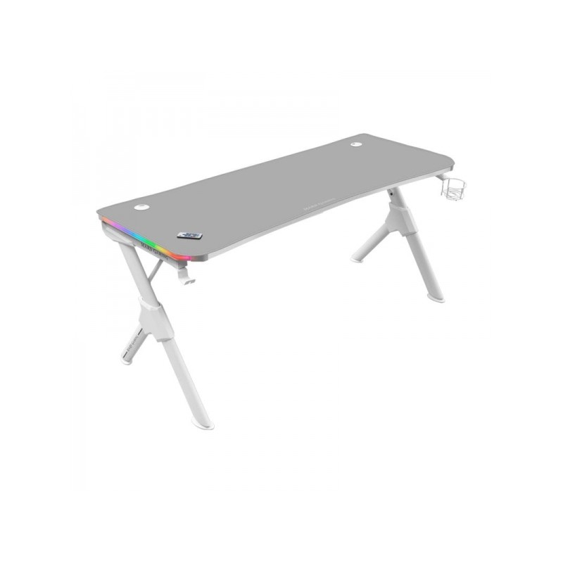 Tavolo da gioco Mars Gaming MGD140RGB - Illuminazione ARGB 3D - Spazio extra large - Telaio in acciaio - Tappetino per m