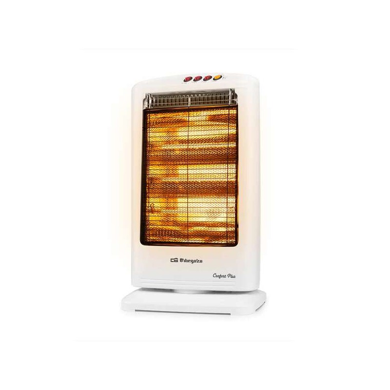 Orbegozo BP 0303 B Stufa alogena Home Comfort - Potenza regolabile - Sistema antiribaltamento - Facile trasporto - Nessu