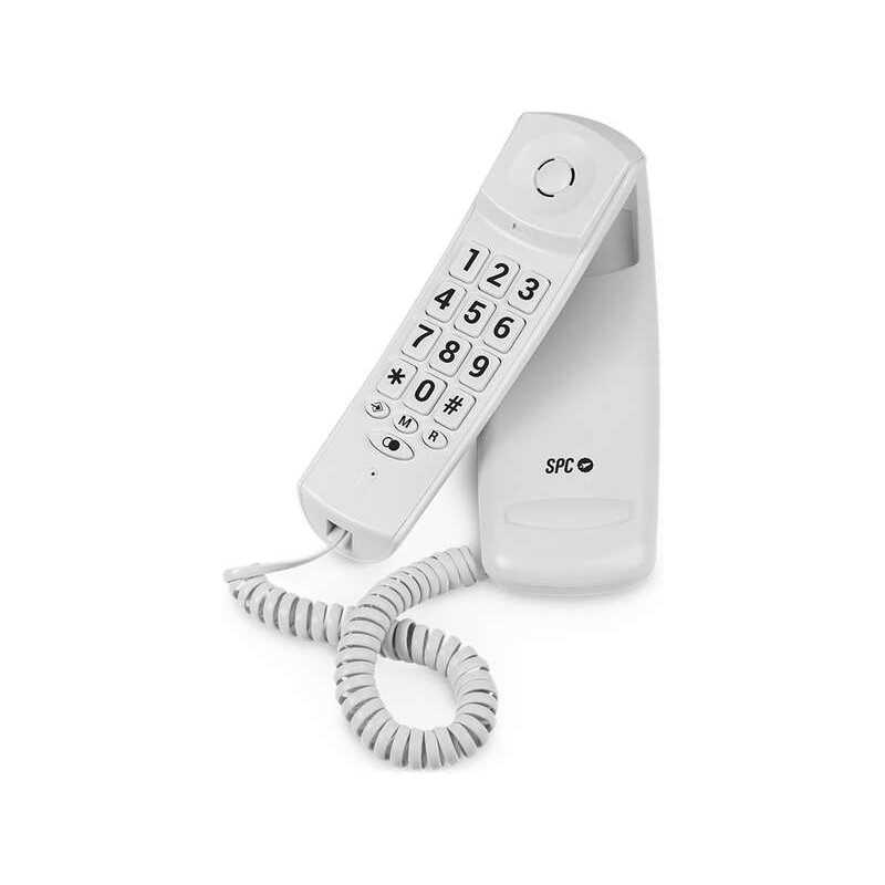 SPC Original Lite 2 Telefono fisso - Senza batteria - Senza connessione alla luce - Indicatore luminoso - 10 memorie ind