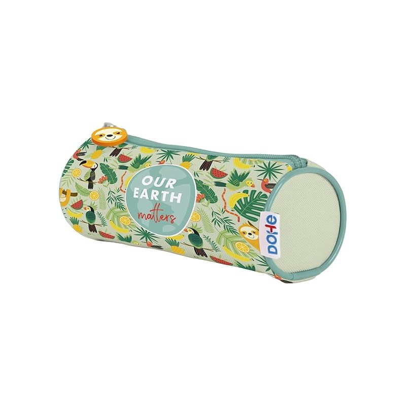 Dohe WWF Tropic Single Round Tote Bag - Chiusura a zip con tirante in gomma