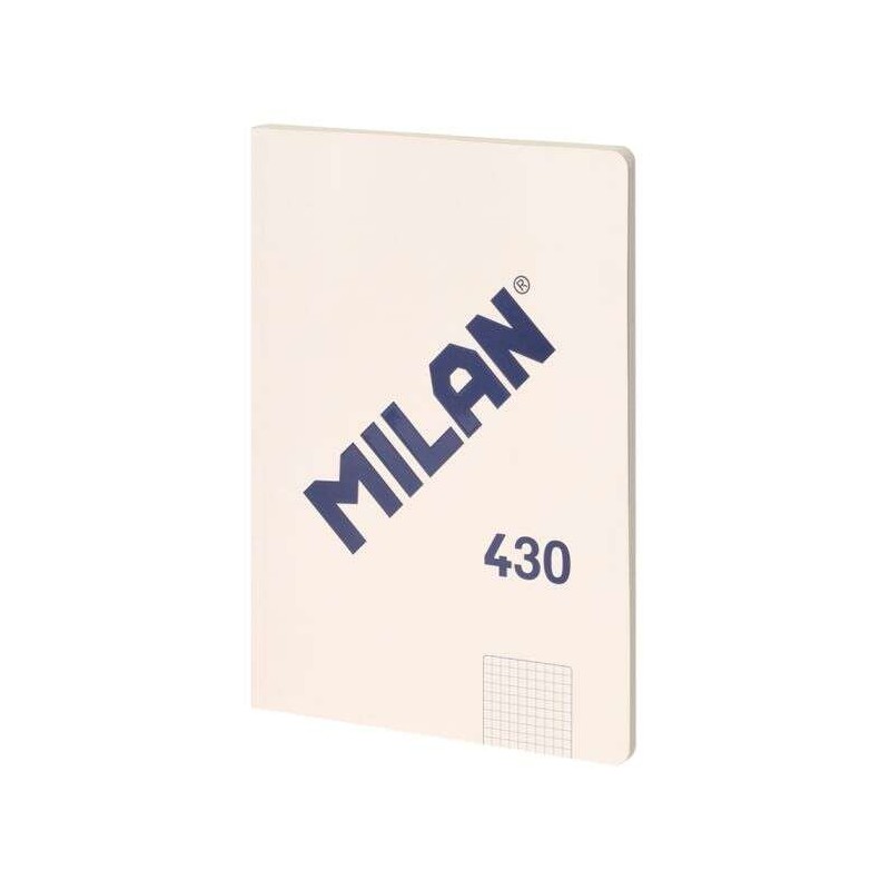 Quaderno incollato Milano Serie 1918 Formato A4 Griglia 5x5mm - 48 fogli da 95 gr/m2 - Microperforato - Copertina morbid