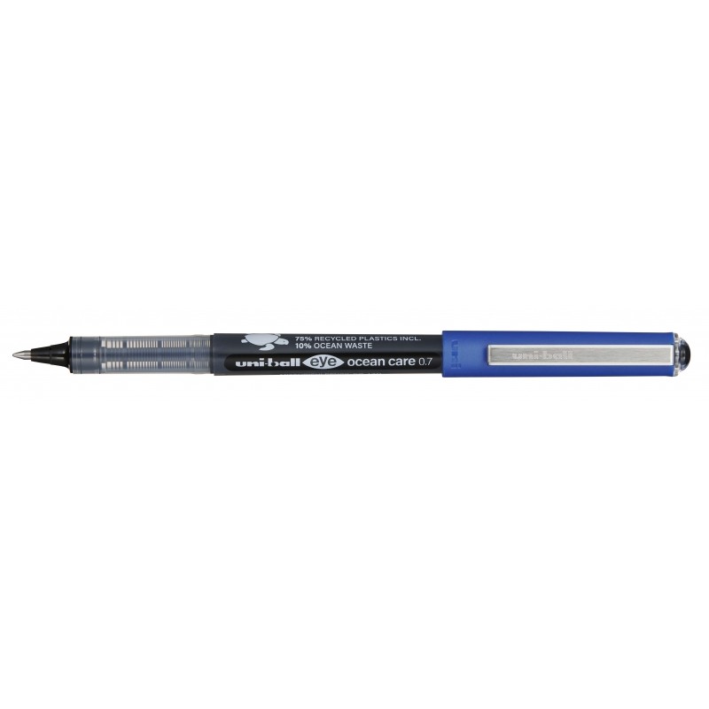 Uni-ball Eye Ocean Care UB-157ROP Penna a sfera a inchiostro liquido - Punta a sfera 0.7 mm - Tratto 0.5 mm - Inchiostro
