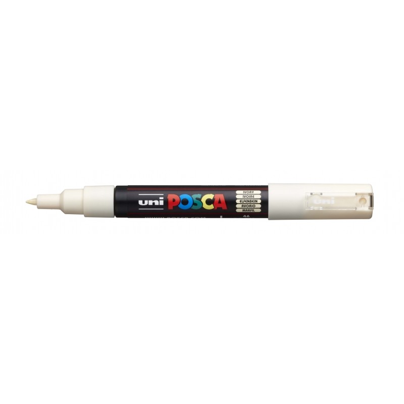 Posca PC-1M Pennarello - Punta conica in poliestere 0.7 mm - Inchiostro a base d'acqua - Non permanente - Resistente all