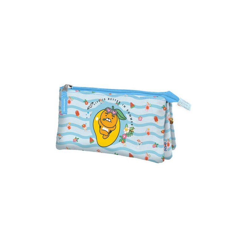 Dohe Kakao Friends Summer Holiday Valigia a triplo scomparto - 3 scomparti - Chiusura a cerniera