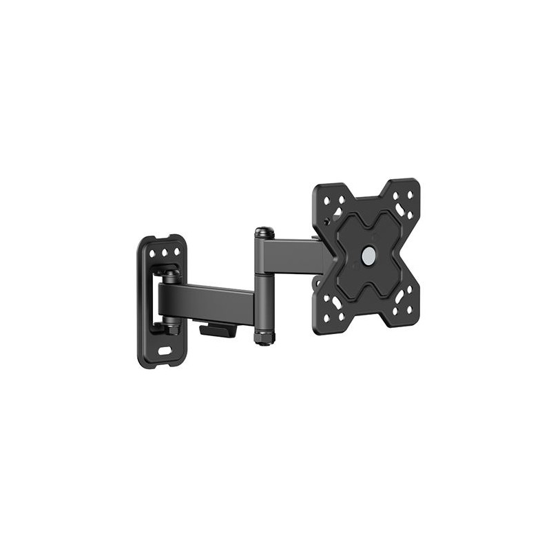 Cromad Supporto a parete con braccio articolato per TV 13-32 - Girevole. inclinabile e a doppia estensione - Peso massim