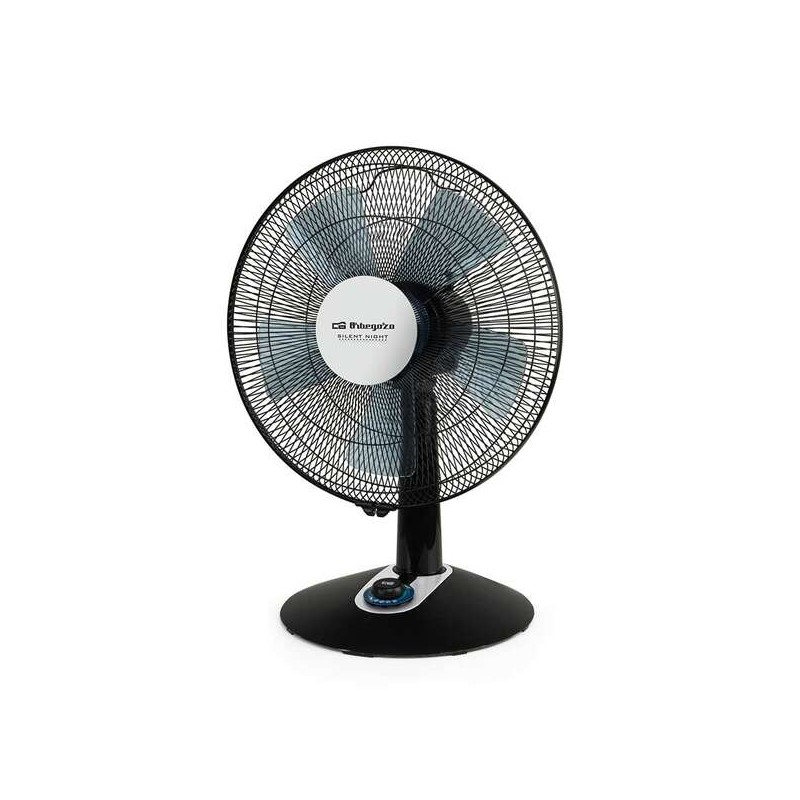 Orbegozo TF 0139 Ventilatore da tavolo elegante e potente - Potenza 45W - 2 velocità + turbo + silenzioso - Diametro 35