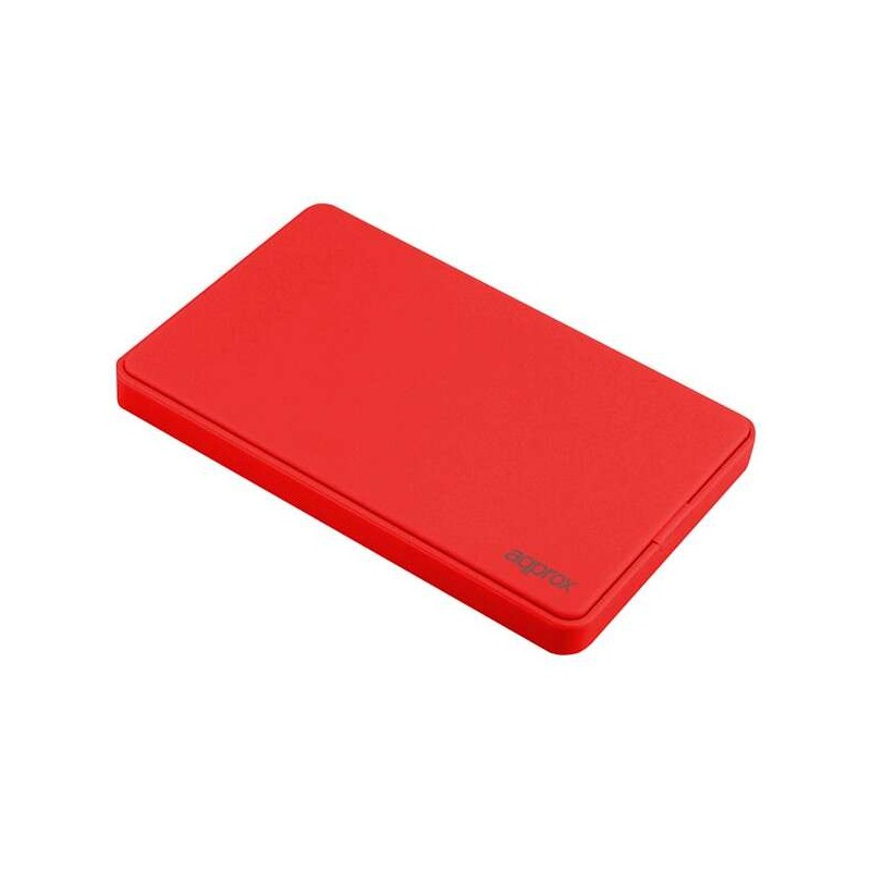 Approx Custodia HD esterna 2.5 SATA-USB 3.0 - Rosso