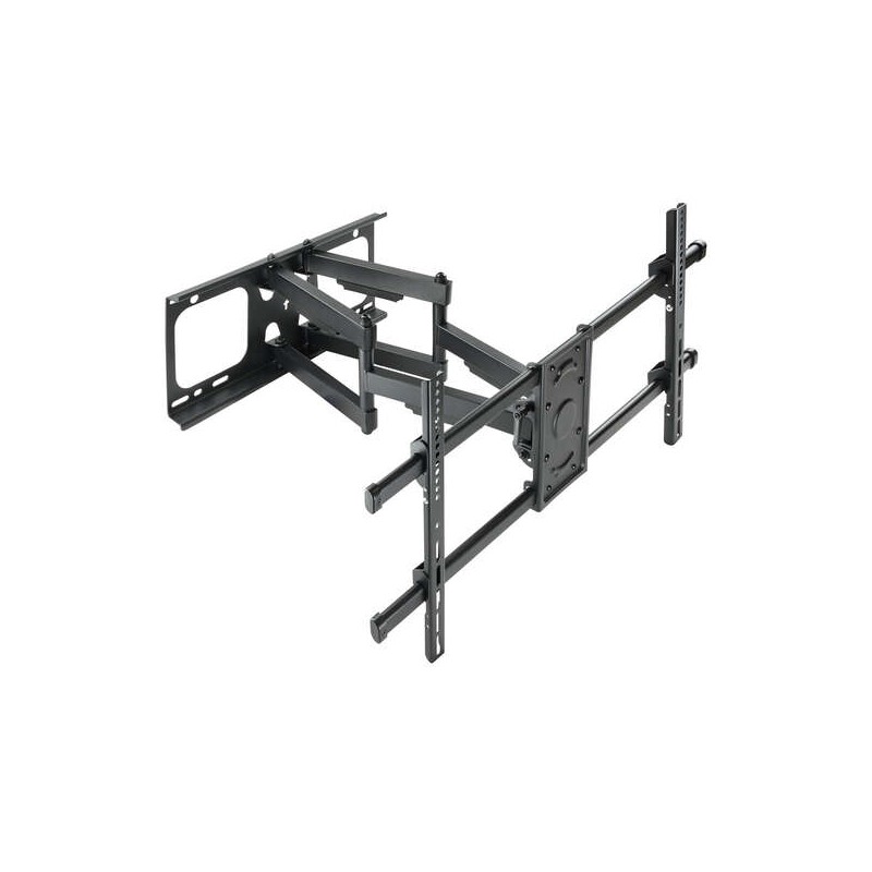 Tooq Supporto a parete con doppio braccio articolato per TV 37-90 - Girevole e inclinabile - Peso massimo 75Kg - VESA 80