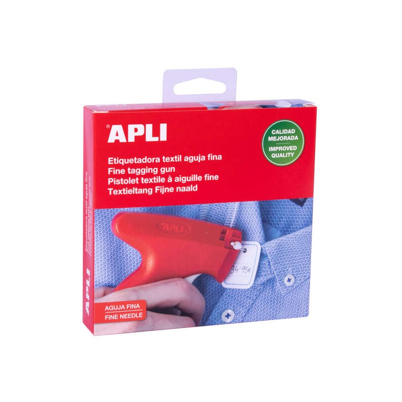 Etichettatrice tessile fine Apli - Compatibile con aghi e penne Apli - Etichettatrice tessile - Compatibile con i tessut