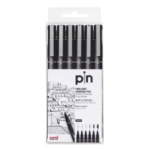 Uni-ball Uni Pin Confezione...