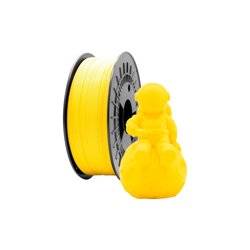 Filamento 3D PETG - Diametro 1.75 mm - Bobina 1 kg - Colore giallo