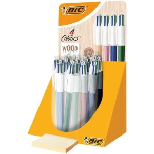 Bic 4 colori in legno...