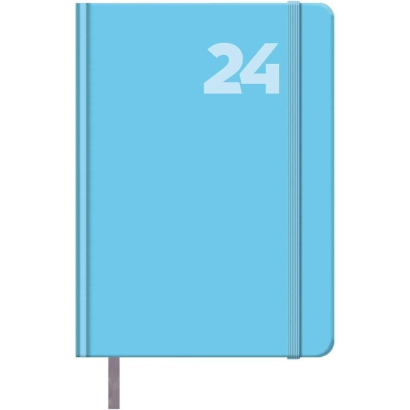 Agenda annuale Dohe Capri - Pagine giornaliere - Copertina in carta stampata plastificata opaca - Chiusura con elastico 
