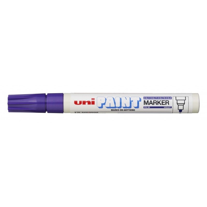 Uni-ball PX-20 Paint Marker - Punta acrilica 2.2-2.8 mm - Permanente su tutte le superfici - Resistente alla luce e all'