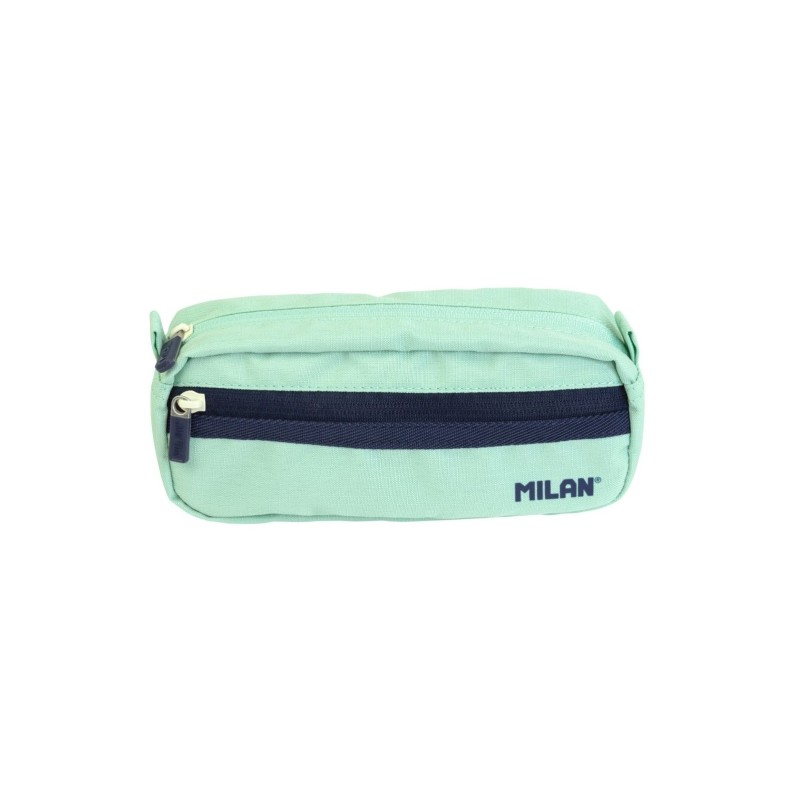 Milan Serie 1918 Tote Case rettangolare 2 scomparti - Tessuto resistente agli strappi - Dimensioni 21x8.5x6.1cm - Colore
