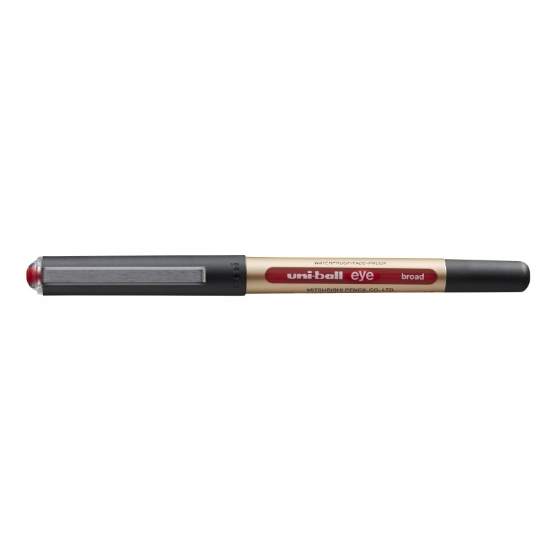 Penna a sfera Uni-ball Eye Broad UB-150-10 a inchiostro liquido - Punta a sfera 1 mm - Inchiostro resistente all'acqua e