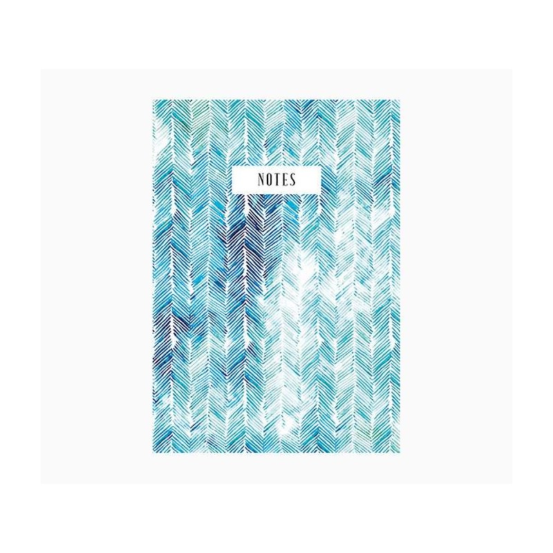 Pictura Aquarupella Quaderno pinzato A6 con 48 pagine a righe avorio - Formato 105x150 mm - Carta certificata FSC