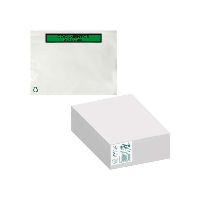 Dohe PKA Scatola da 1000 buste autoadesive per l'invio di documenti - Packing List Invii speciali