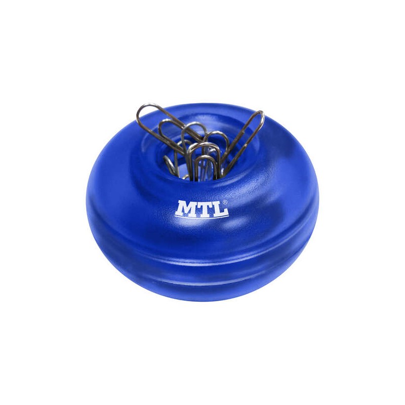 Dohe Supporto magnetico per graffette in plastica traslucida - Include 20 graffette da 28 mm - Pratico e funzionale - Or