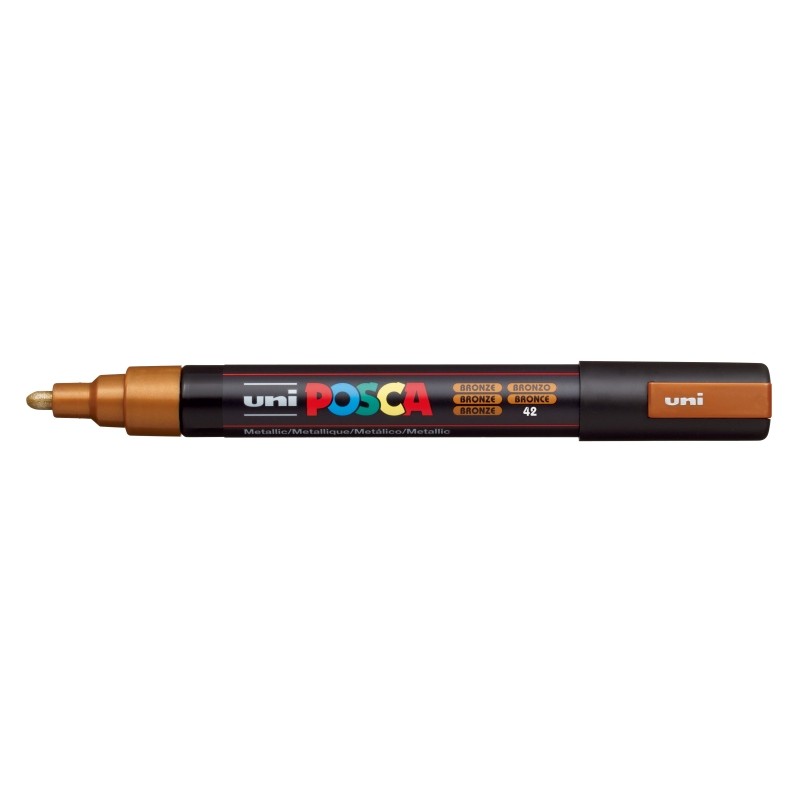Posca PC-5M Marcatore a vernice - Punta a proiettile 1.8-2.5 mm - Inchiostro a base d'acqua - Resistente alla luce - Col
