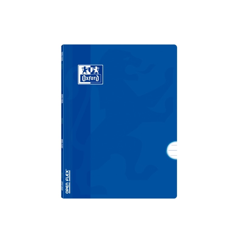 Oxford School Classic Openflex A4 - Copertina rigida in plastica - Quaderno pinzato - 1 riga con margine - 48 fogli - Co