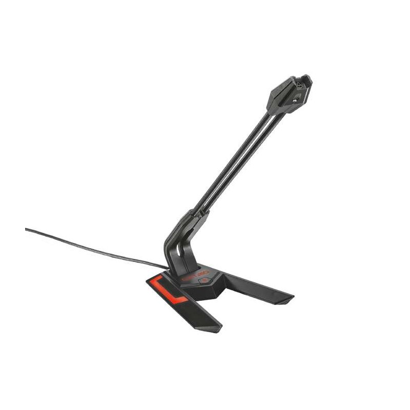 Trust Gaming GXT 210 Scorp Microfono USB - Braccio flessibile e regolabile - Pulsante Mute - Illuminazione LED - Cavo da